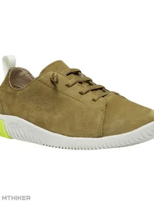 KEEN KNX Lace dětské boty, martini olive/evening primrose Zlevněný