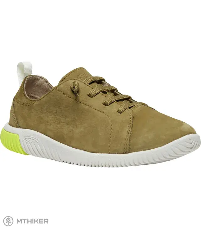 KEEN KNX Lace dětské boty, martini olive/evening primrose Zlevněný