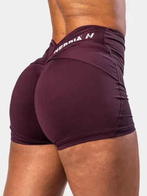 NEBBIA STRONG BEAUTY 428 dámské kraťasy, tmavě červená Výprodej