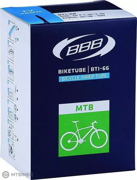 BBB BTI-66 BIKETUBE MTB 26 x 2.3 - 2.4" duše, autoventil 33 mm Autentický