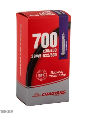 Značkový Chaoyang 700 x 38-45C duše, galuskový ventil 48 mm