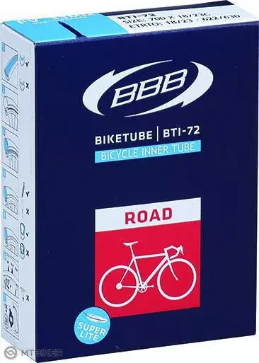 Zlevněný BBB BTI-72 Super Lite 700 x 20 - 28C duše, galuskový ventil 60 mm