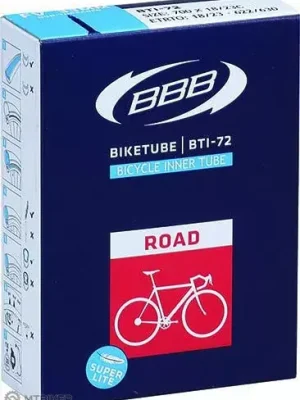 Koupit Online BBB BTI-72 Super Lite 700 x 20-28C duše, galuskový ventil 80 mm