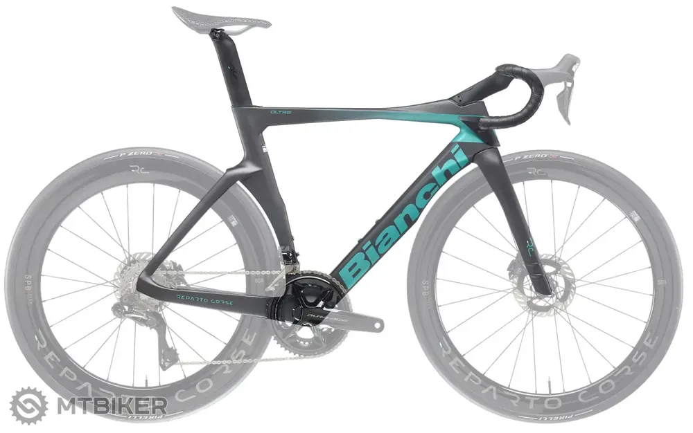 Pouze Dnes Bianchi Oltre RC rámová sada, Carbon/CK Metallic