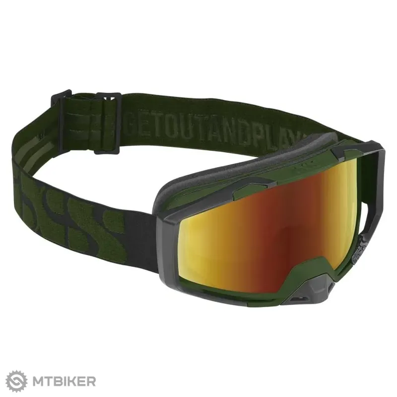 IXS AG Trigger brýle, olivový-mirror gold Tovární Cena
