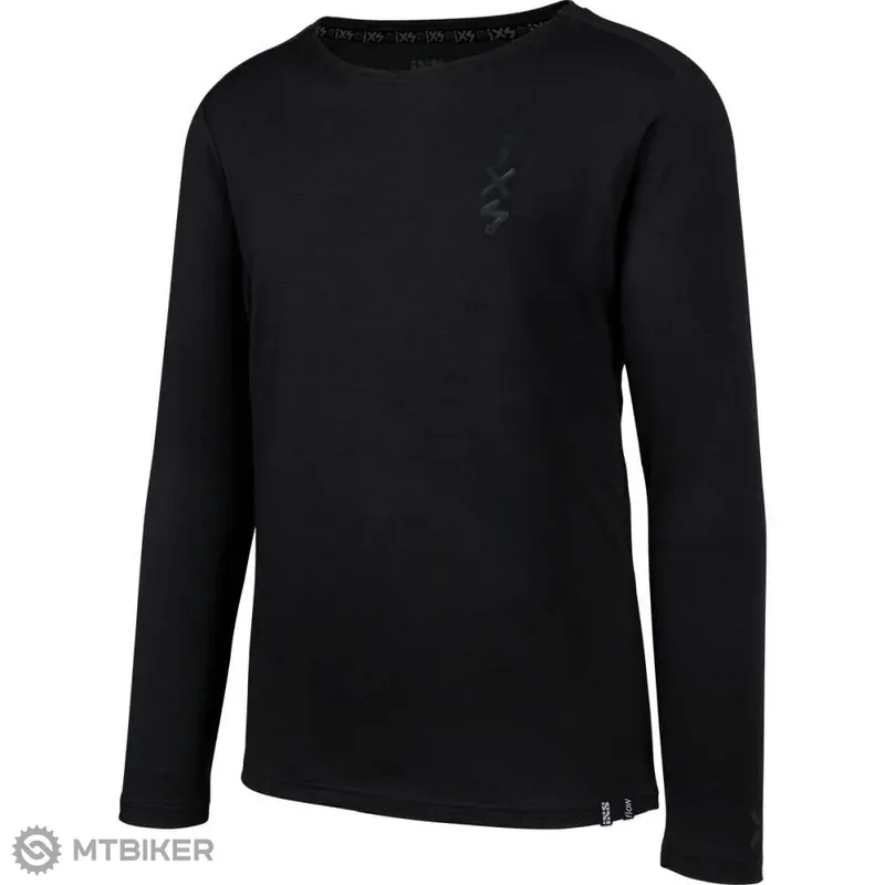 Sleva IXS Flow Merino dres, černá