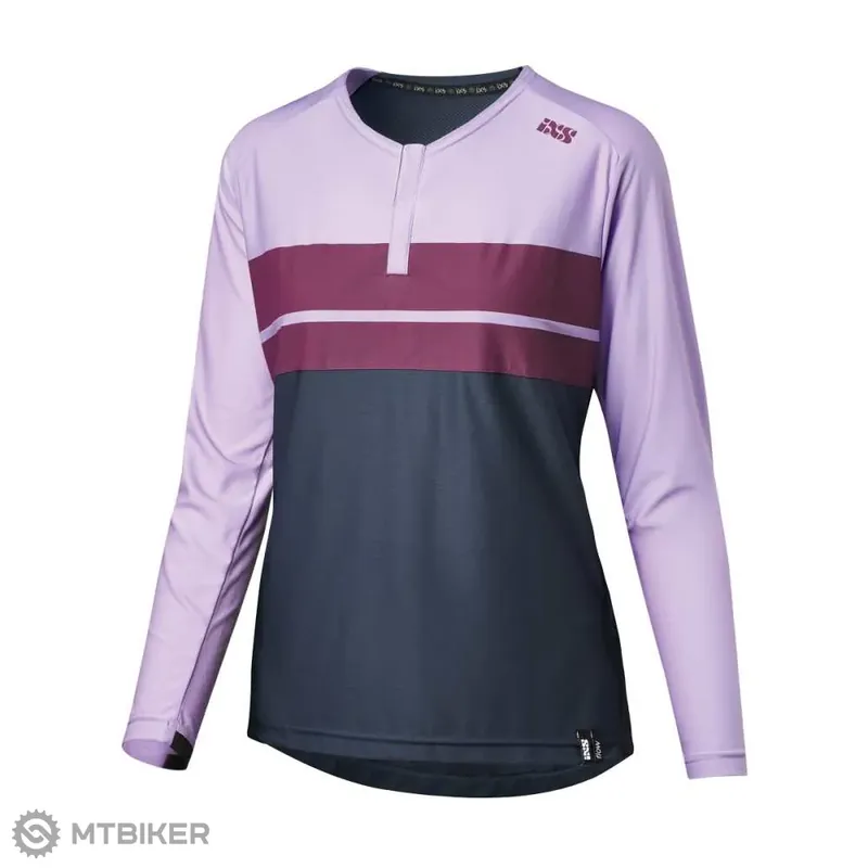 Super Cena IXS Flow Lite 1.0 dámský dres, lavender/marine