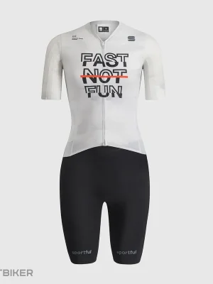 Sportful FAST NOT FUN dámská kombinéza, bílá/černá Expresní Doručení