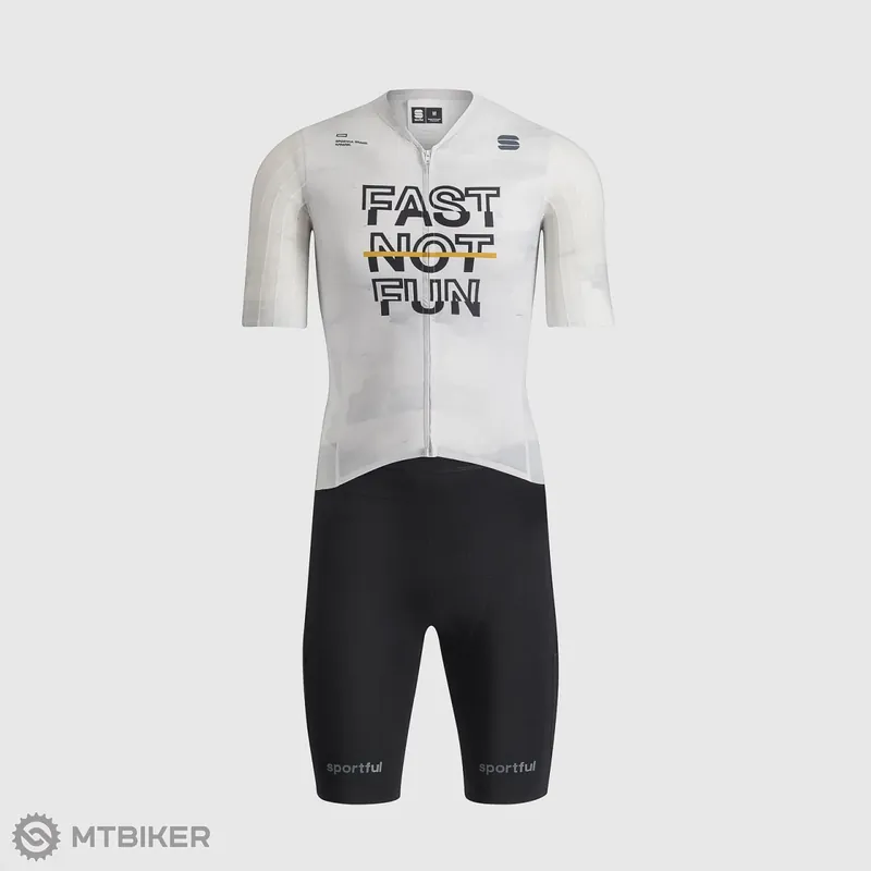 Sportful FAST NOT FUN kombinéza, bílá/černá Objednat Nyní
