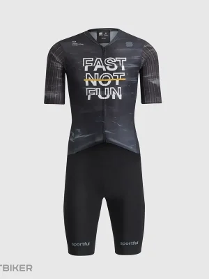 Ověřený Sportful FAST NOT FUN kombinéza, černá