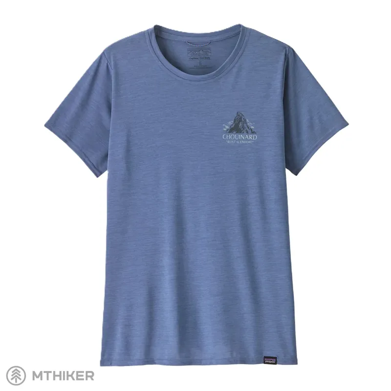 Patagonia Cap Cool Daily Graphic Shirt - Lands dámské tričko, Chouinard Crest Current Blue X-Dye Cenová Bomba