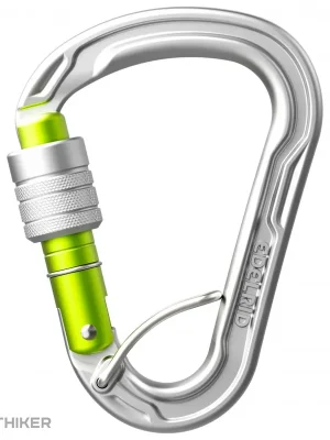 Bezpečná Platba EDELRID HMS Strike Screw FG II karabina, stříbrná