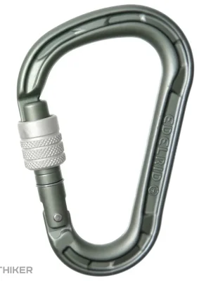 Akce EDELRID HMS Magnum Screw karabina, slate