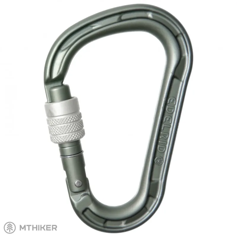 Akce EDELRID HMS Magnum Screw karabina, slate