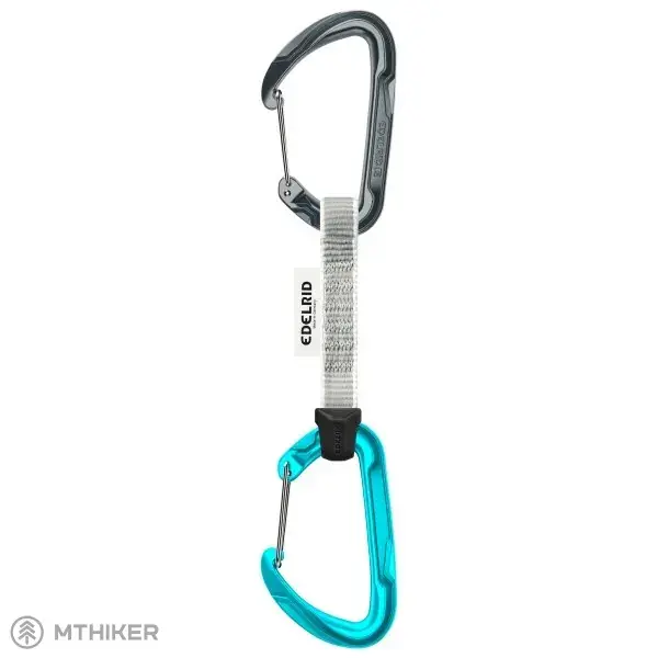 EDELRID Pure Wire Set expreska, 10 cm, slate-icemint Sleva