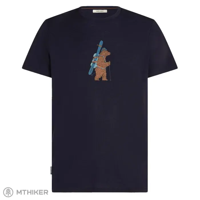 Časově Omezené icebreaker Merino 150 Tech Lite SS Bear Tour tričko, midnight navy