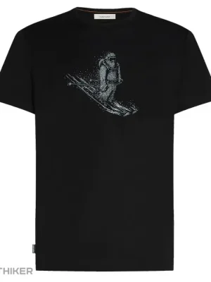 Kup Teď icebreaker Merino 150 Tech Lite SS Skiing Yeti tričko, černá