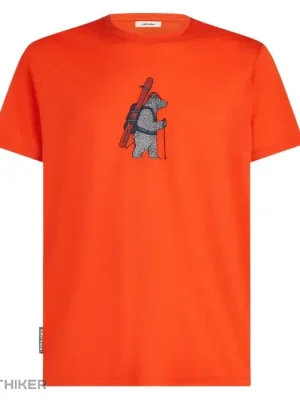 Nejlepší Volba icebreaker Merino 150 Tech Lite SS Bear Tour tričko, fervid