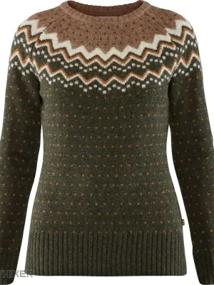 Fjällräven Övik Knit dámský svetr, deep forest Výhodná Nabídka