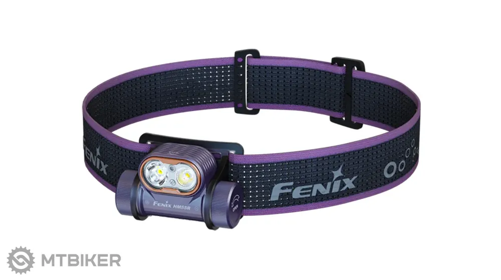 Fenix HM55R nabíjecí čelovka, 1200 lm, tmavě fialová Odeslání Ihned
