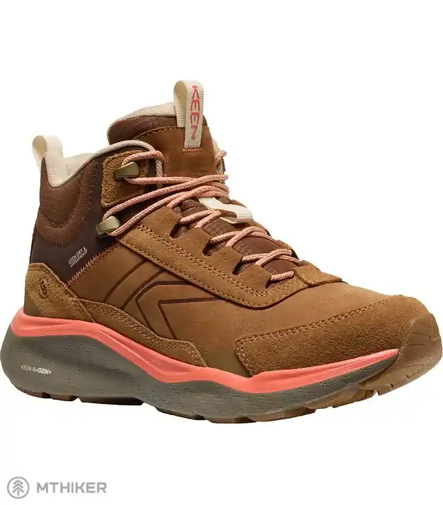 Expresní Doručení KEEN Leiki Leather Mid WP dámské boty, chipmunk/bison
