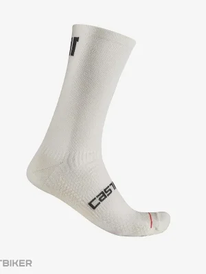 Vysoce Kvalitní Castelli COMO 20 THERMAL ponožky, bílá