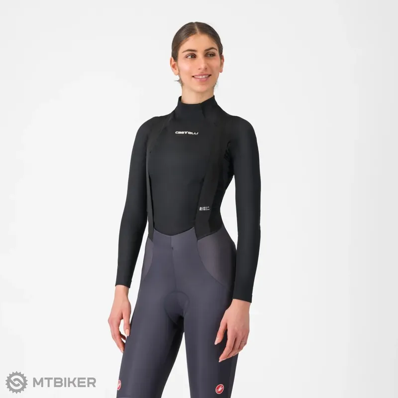 Castelli FLANDERS 2 WARM W dámské tričko, černá Cenově Výhodný