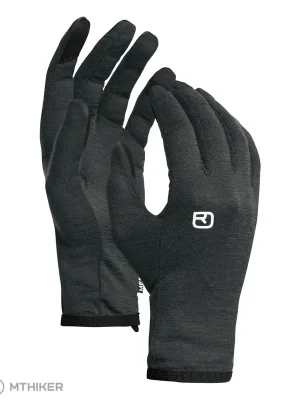Omezená Nabídka ORTOVOX 185 Rock‘N‘Wool Glove Liner dámské rukavice, black raven