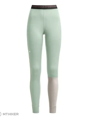 Značkový ORTOVOX 185 Rock‘N‘Wool dámské spodky, green acid