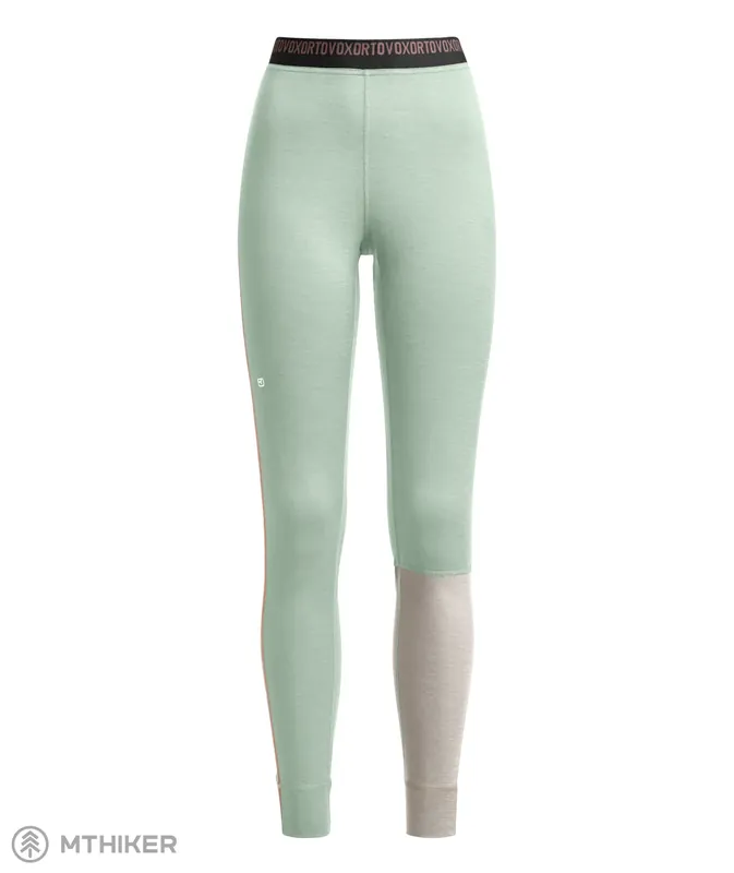 Značkový ORTOVOX 185 Rock‘N‘Wool dámské spodky, green acid