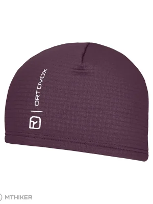 Aktuální ORTOVOX Fleece Grid čepice, dark wild berry