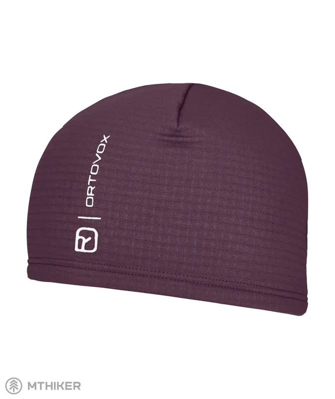 Aktuální ORTOVOX Fleece Grid čepice, dark wild berry