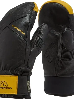 La Sportiva Free Touring rukavice, černá/žlutá Nová Kolekce