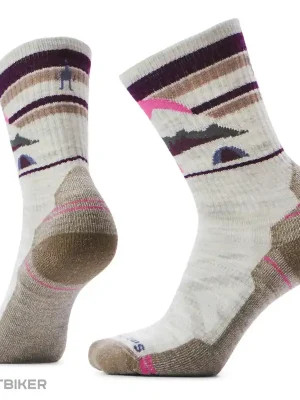 Oblíbený Smartwool Hike Light Cushion Mountain Moon Crew dámské ponožky, ash
