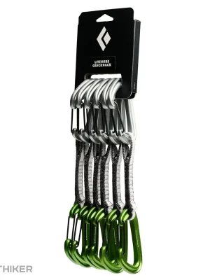 Black Diamond Litewire Quickpack set expresek, 12 cm, 6 ks, envy green Sezónní Sleva