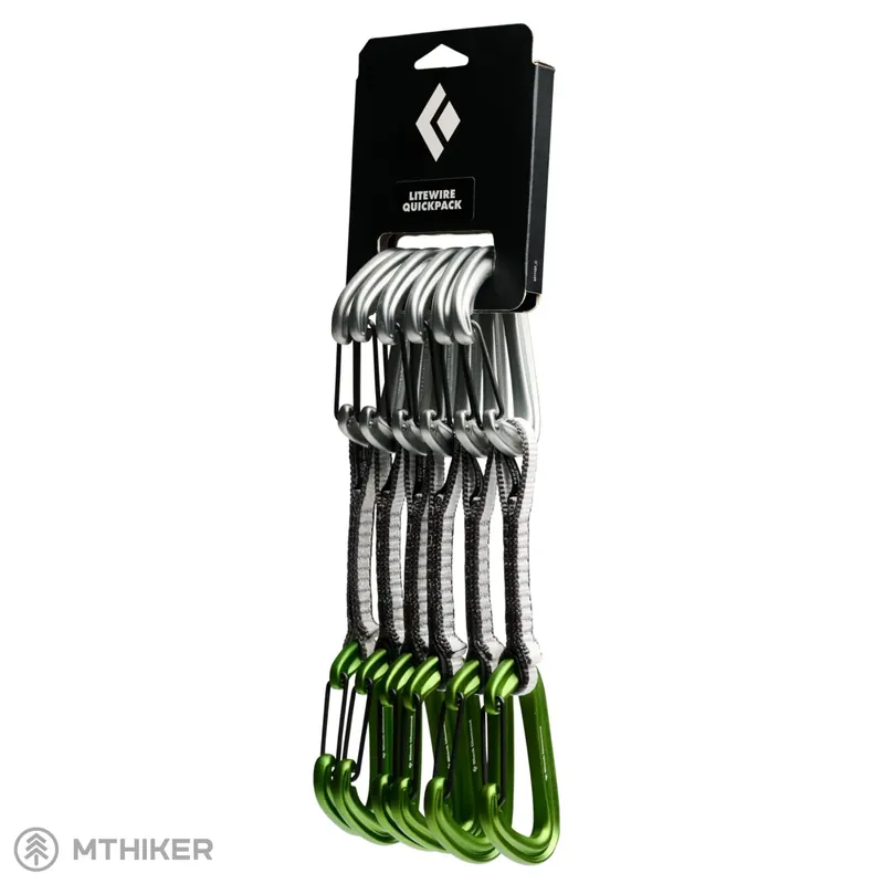 Black Diamond Litewire Quickpack set expresek, 12 cm, 6 ks, envy green Sezónní Sleva