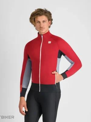 Speciální Cena Sportful Apex bunda, červená rumba/cement/black