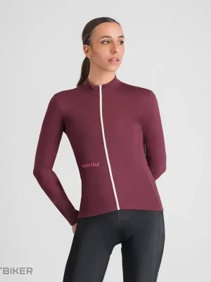 Vysoce Kvalitní Sportful CLASSIC THERMAL dámský dres, deep bordeaux