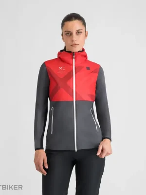 Nakupujte Hned Sportful Rythmo dámská bunda, black oyster/hibiscus