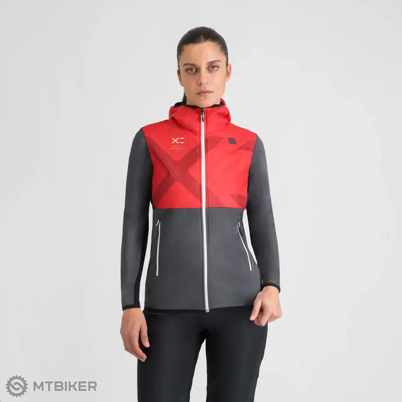 Nakupujte Hned Sportful Rythmo dámská bunda, black oyster/hibiscus