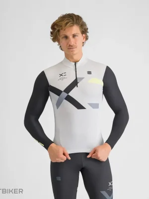 Víkendová Akce Sportful Squadra dres, lunar šedá/černá
