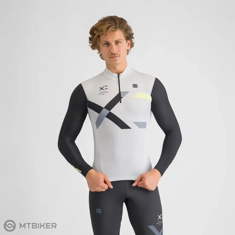 Víkendová Akce Sportful Squadra dres, lunar šedá/černá