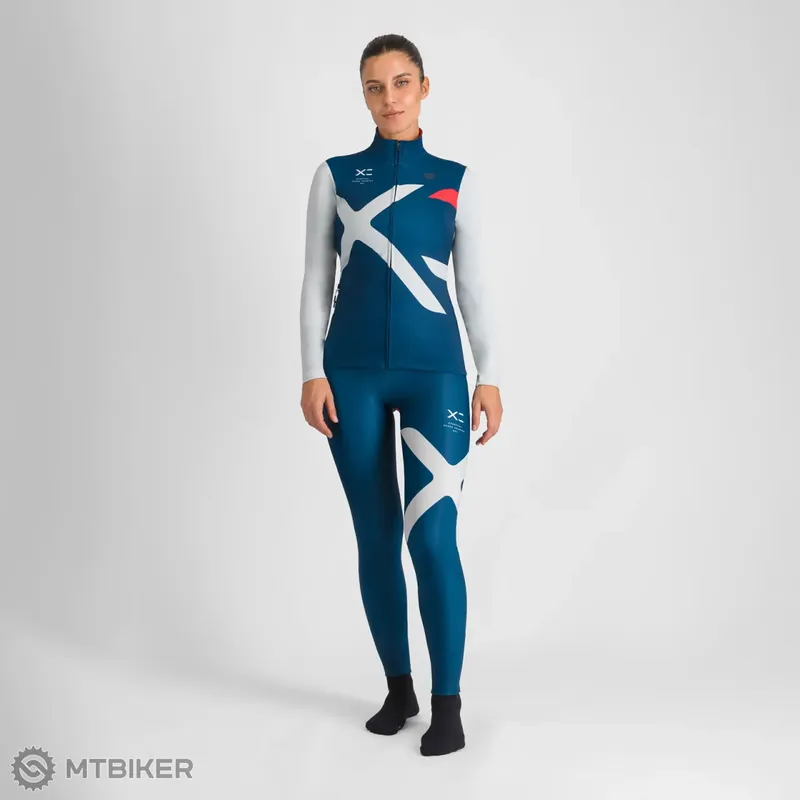 Bezpečná Platba Sportful Squadra dámské legíny, teal blue