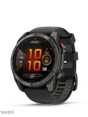 Garmin fenix 8 Pro (51 mm) hodinky, carbon gray DLC Titanium, black/pebble gray řemínek Víkendová Akce