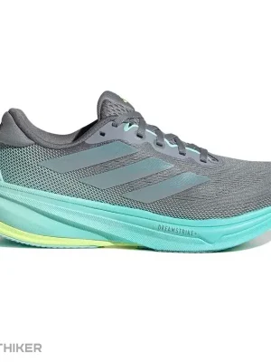 adidas SUPERNOVA RISE 2 dámské boty, grey/magic grey metallic/flash aqua Levný