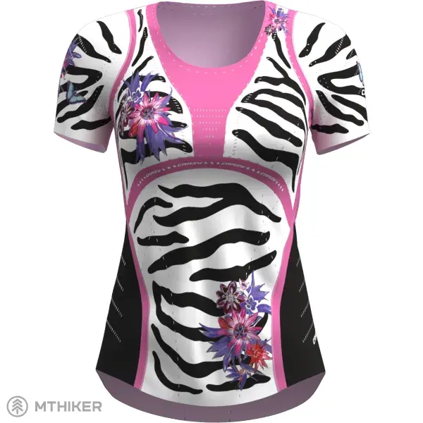 Sezónní Sleva Crazy Voltage dámské tričko, black/zebra