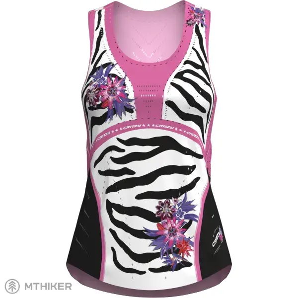 Crazy Voltage dámské tílko, black/zebra Koupit Online