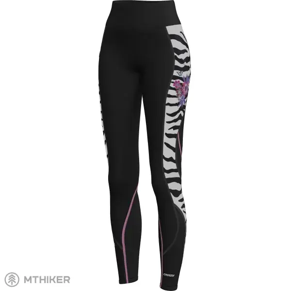 Nejlepší Volba Crazy Leggings Cute Light dámské legíny, black/zebra