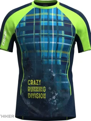 Časově Omezené Crazy Air triko, print bluette scottish