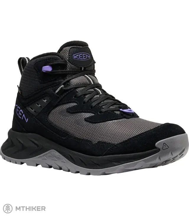 KEEN Hightrail Mid Polar dámské boty, black/aster purple Levný